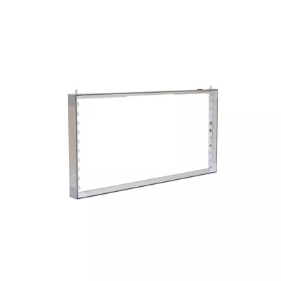 18"H x 36"W Aerial SEG Glo Ceiling-Mounted Hardware