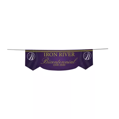 3' x 10' Parade Banner Scallop Bottom Kit