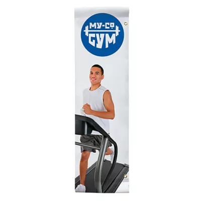 24" x 72" Vinyl Boulevard Banner Single-Sided