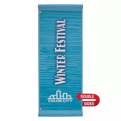 18" x 48" Fabric Boulevard Banner Double-Sided