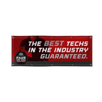 3' X 8' Super Poly Knit Fabric Banner