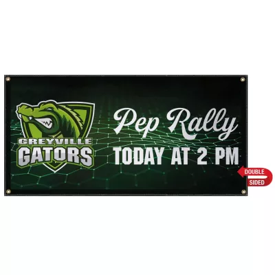 2' x 4' 13 oz. Smooth Vinyl Banner Double-Sided