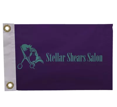 8" x 12" Nylon Flag Single-Sided