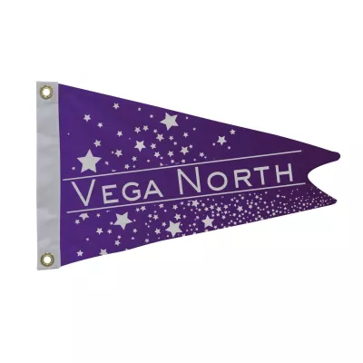 12" x 18" Nylon Burgee Flag Single-Sided