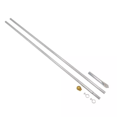 10' Swedge Flagpole and Stake