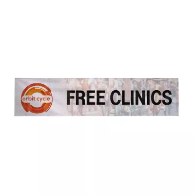 36" x 15' Mesh Fabric Fence Banner