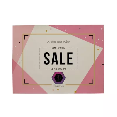 36" x 48" Opaque Window Cling