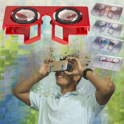 FOLDING VIRTUAL REALITY 3D GLASSES