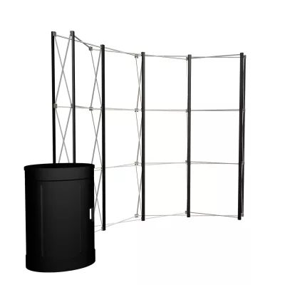 10' Curved Show 'N Rise Floor Display Hardware