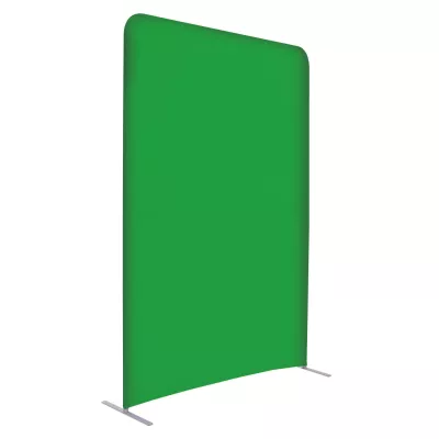 5'W x 90"H EuroFit Straight Wall Green Screen Kit
