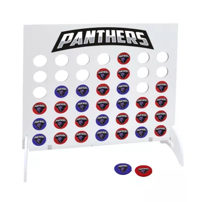 Giant 4-In-A-Row, 21 Red & 21 Blue Disks (Single-Sided)