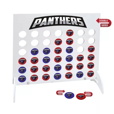Giant 4-In-A-Row, 21 Red & 21 Blue Disks (Double-Sided)