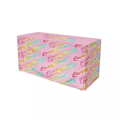 IMPORT 4' Fitted Open-Back Full-Color Table Throw