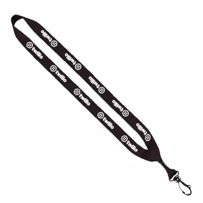 3/4" Polyester Lanyard with Swivel Snap Hook