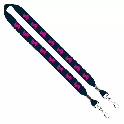 3/4" Cotton Double Swivel Hook Lanyard