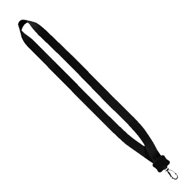 3/4" Smooth Nylon Lanyard with Plastic Clamshell & Swivel Snap Hook
