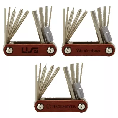 Bandelier 10-in-1 Folding Tool with Rosewood Handle