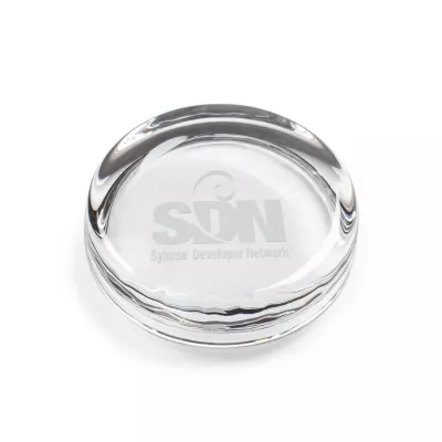Francine Round 3.5" Paperweight