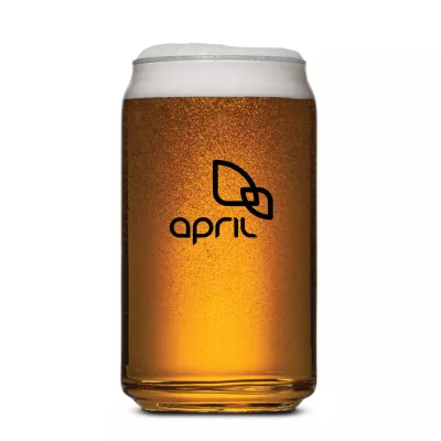 Beer Can Beer Glass - Imprinted
