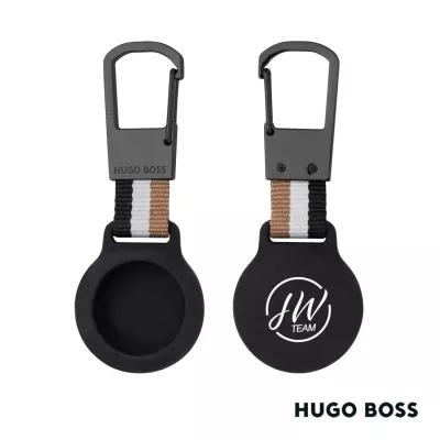 Hugo Boss® Iconic Key Ring With Air Tag Holder