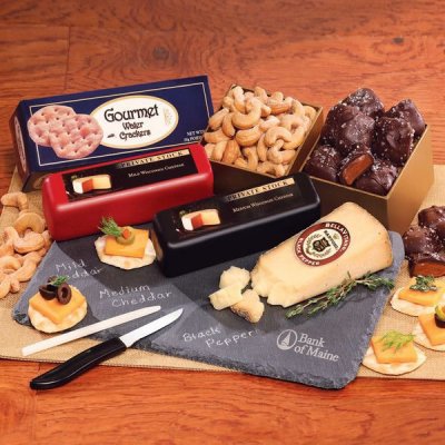 Genuine Slate Cheese Plate with Party Favorites