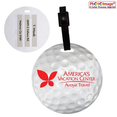 Mini Golf Ball Luggage Tag