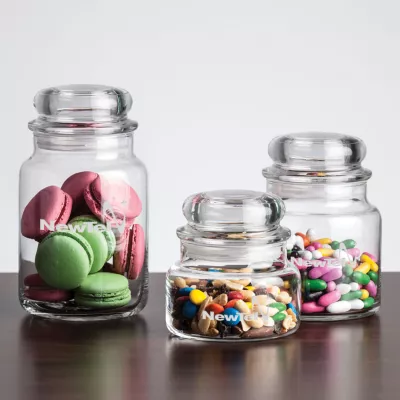 Bradwick Jar & Lid - Deep Etch