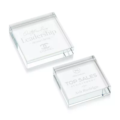 Winston Square Paperweight