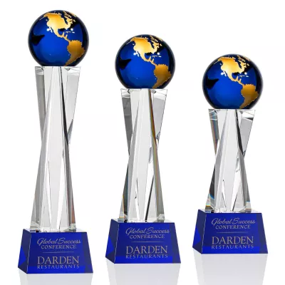 Havant Globe Award - Blue/Gold