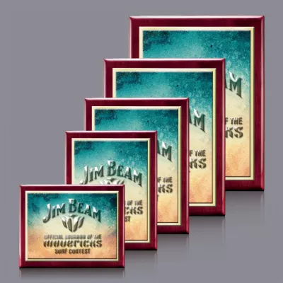 Oakleigh VividPrint™ 3D Plaque - Rosewood/White