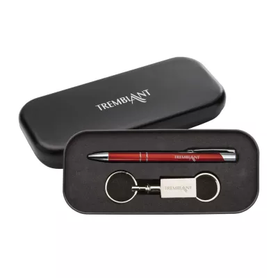 Clicker Pen/Keyring Gift Set
