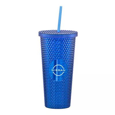 Crenshaw Textured Tumbler w/ Straw - 21oz
