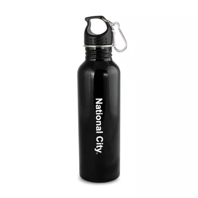 Wide Mouth Flair Bottle with Carabiner - 25oz