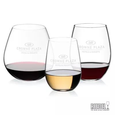 RIEDEL Stemless Wine - Deep Etch
