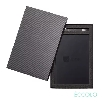Eccolo® Groove Journal/Clicker Pen Gift Set - (M)