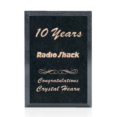 Granite Plaque - Black
