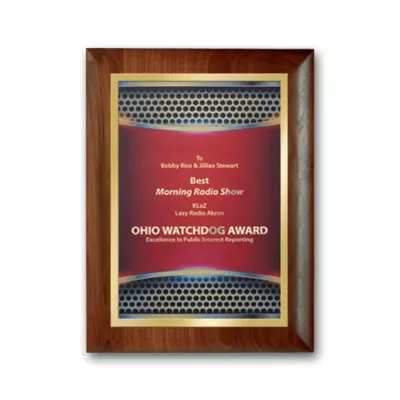 SpectraPrint™ Plaque - Rolled Edge Gold