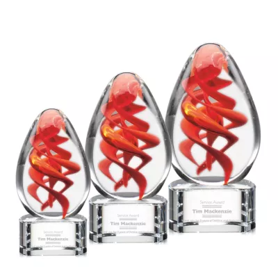 Helix Award on Paragon Base - Clear