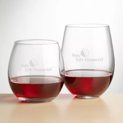 Redmond Stemless Wine - Deep Etch