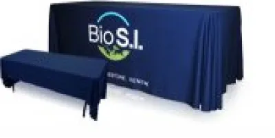 Lacoste 3 Sided Table Covers - 8' - One Color Imprint