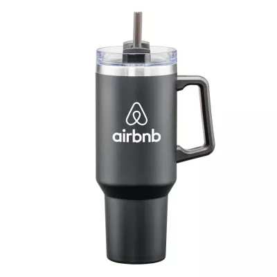 Makena Handle Travel Mug w/Straw - 40oz