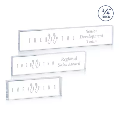 Lancaster Nameplate - Deep Etch
