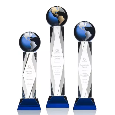 Ripley Globe Award - Blue/Gold