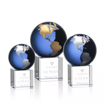 Haywood Globe Award - Blue/Gold