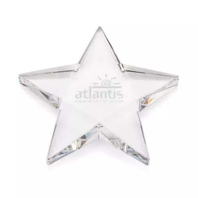 Pentagon Star Paperweight