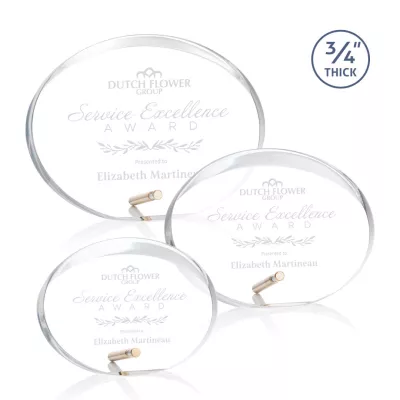 Mosaic Oval Award - Gold