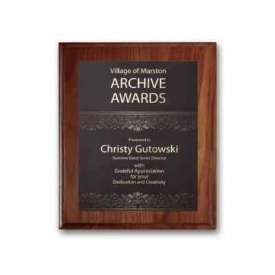 SpectraPrint™ Plaque - Cove Edge Gold