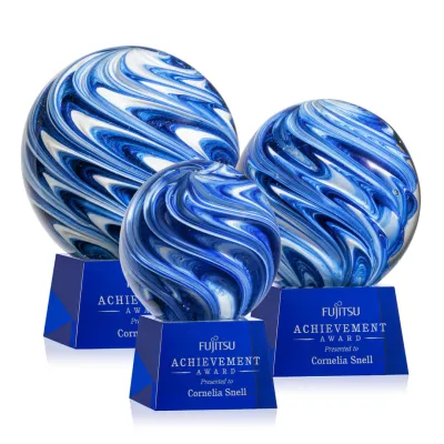 Naples Award on Robson Base - Blue
