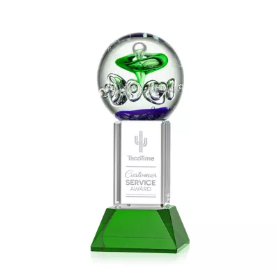 Aquarius Award on Stowe Base - Green