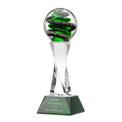 Zodiac Award on Langport Base - Green